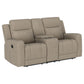 Brentwood 2-piece Upholstered Motion Reclining Sofa Set Taupe