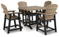 Ashley Express - Fairen Trail Outdoor Counter Height Dining Table and 4 Barstools