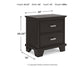 Covetown California King Panel Bed with Dresser and Nightstand