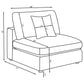 Serene 6-piece Upholstered Modular Sectional Beige