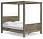 Ashley Express - Shallifer Queen Canopy Bed with Dresser, Chest and Nightstand