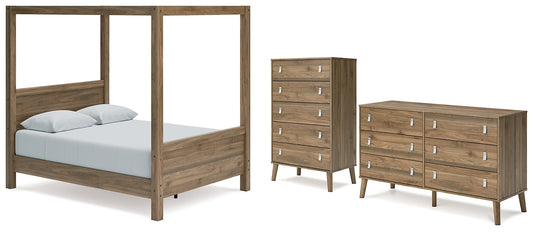 Ashley Express - Aprilyn Full Canopy Bed with Dresser and Chest