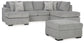 Casselbury 2-Piece Sectional with Ottoman