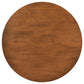 Dinah Round Solid Wood Dining Table Walnut