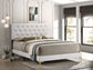Kendall Upholstered Eastern King Panel Bed White
