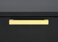 Kendall 6-drawer Dresser with Mirror Black and Gold