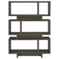 Reid 3-tier Geometric Bookcase Weathered Grey