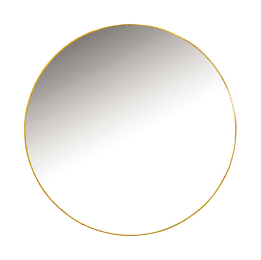 Hermione Round Wall Mirror Gold